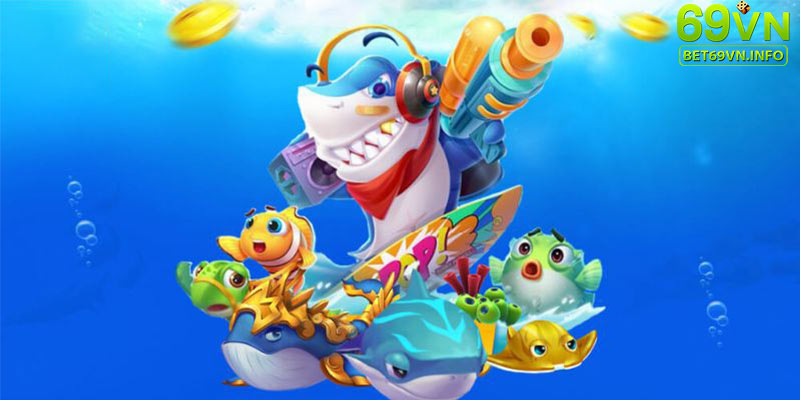 Giao diện game bắn cá rồng trực tuyến dễ sử dụng tại 69VN.