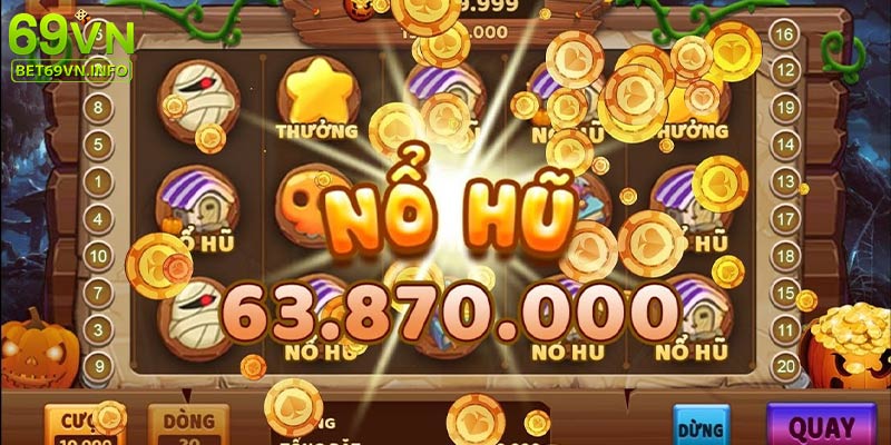 Hướng dẫn cách chơi game nổ hũ jackpot tại 69VN đơn giản và dễ dàng.