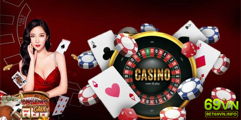 Giao diện live casino trực tuyến tại 69VN với dealer thật.