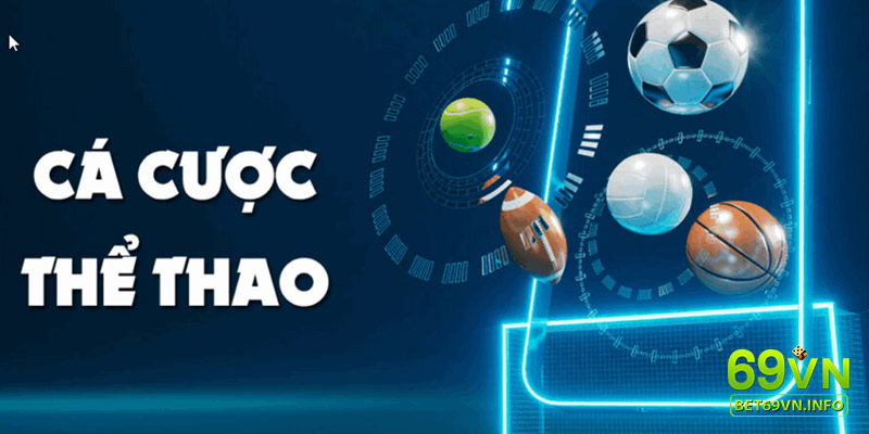 Giao diện bảng tỷ lệ cược thể thao tại nhà cái 69VN trực quan, dễ hiểu.