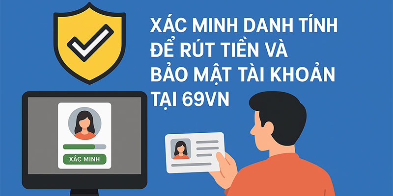 Xác minh danh tính để rút tiền và bảo mật tài khoản tại 69VN